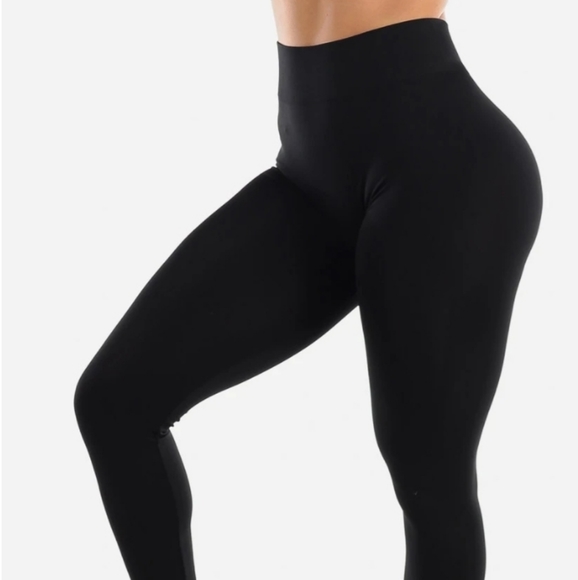 Women's Black Leggings - Picture 1 of 7